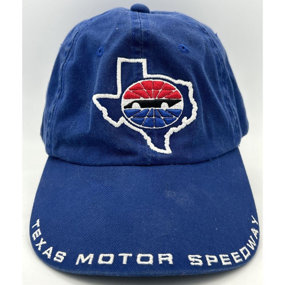 Texas Motor Speedway Cap Hat Strapback Blue NASCAR Auto Racing Motorsports